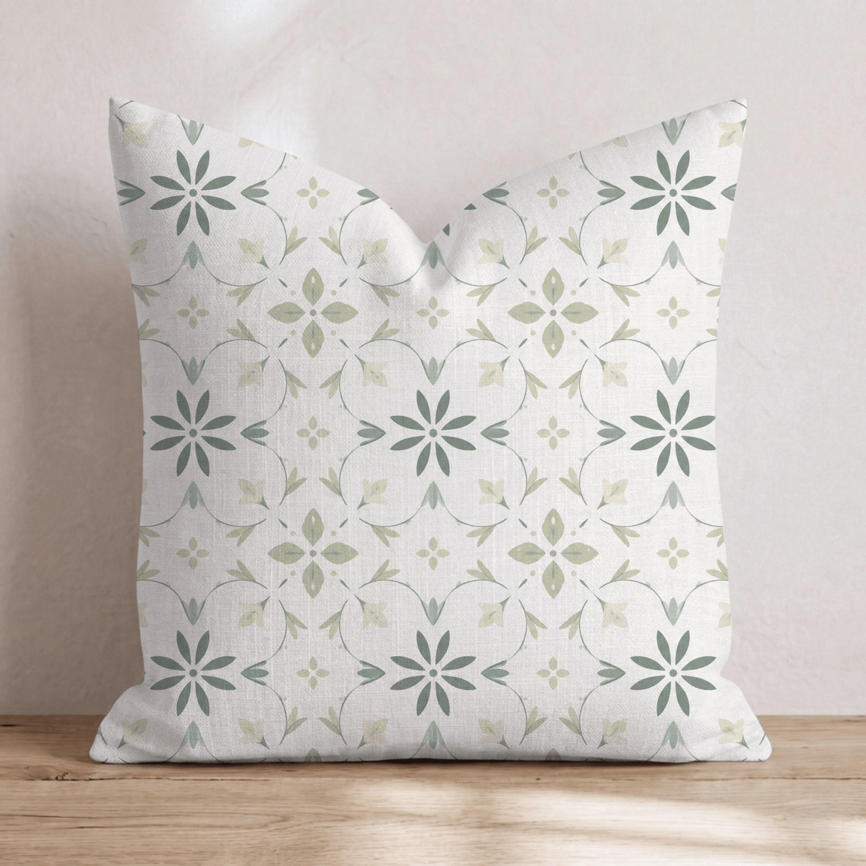 Junebug Botanical Throw Pillow - Hillcroft Home