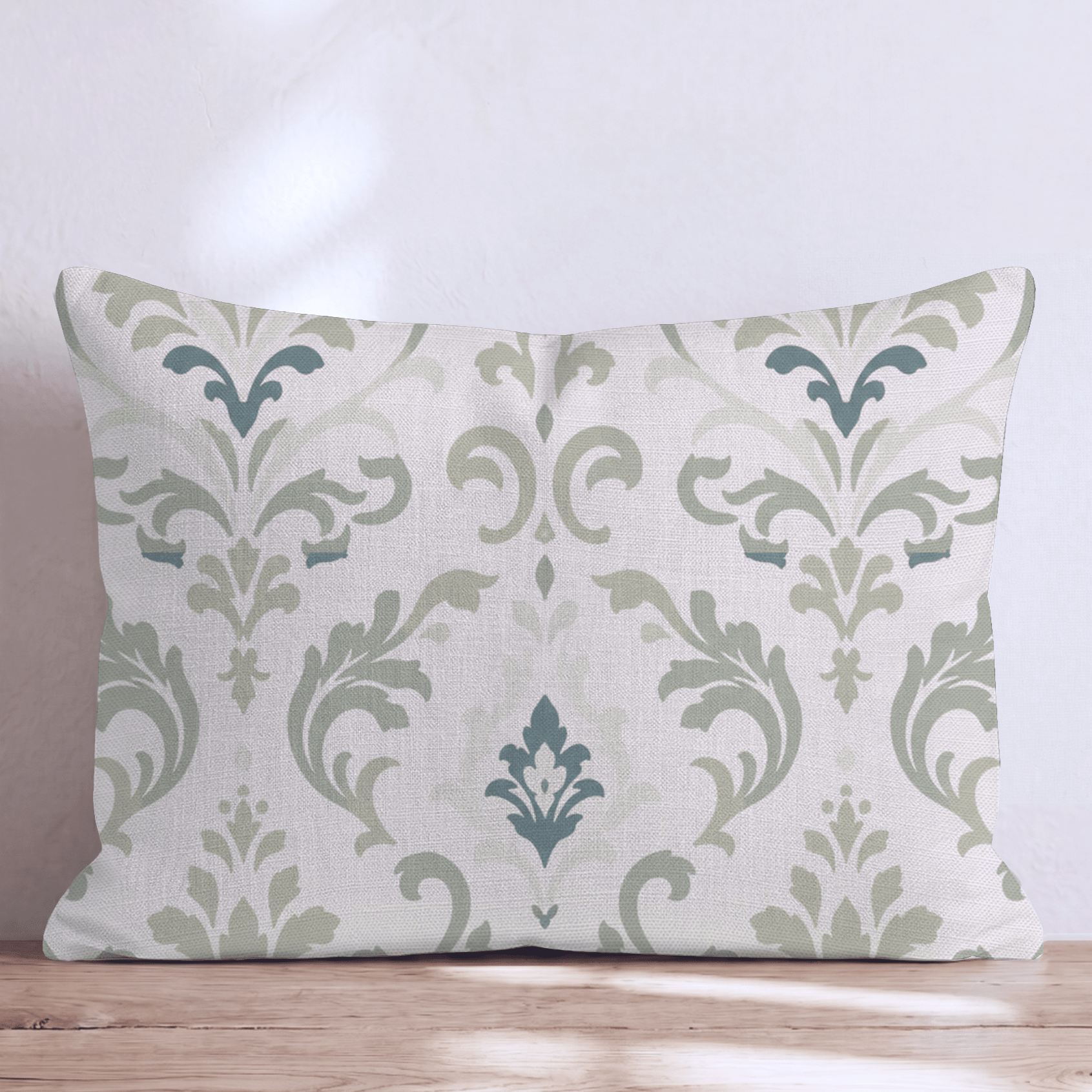 Junebug Damask Throw Pillow - Hillcroft Home