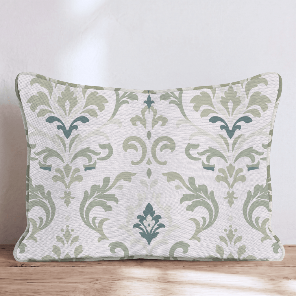 Junebug Damask Throw Pillow - Hillcroft Home