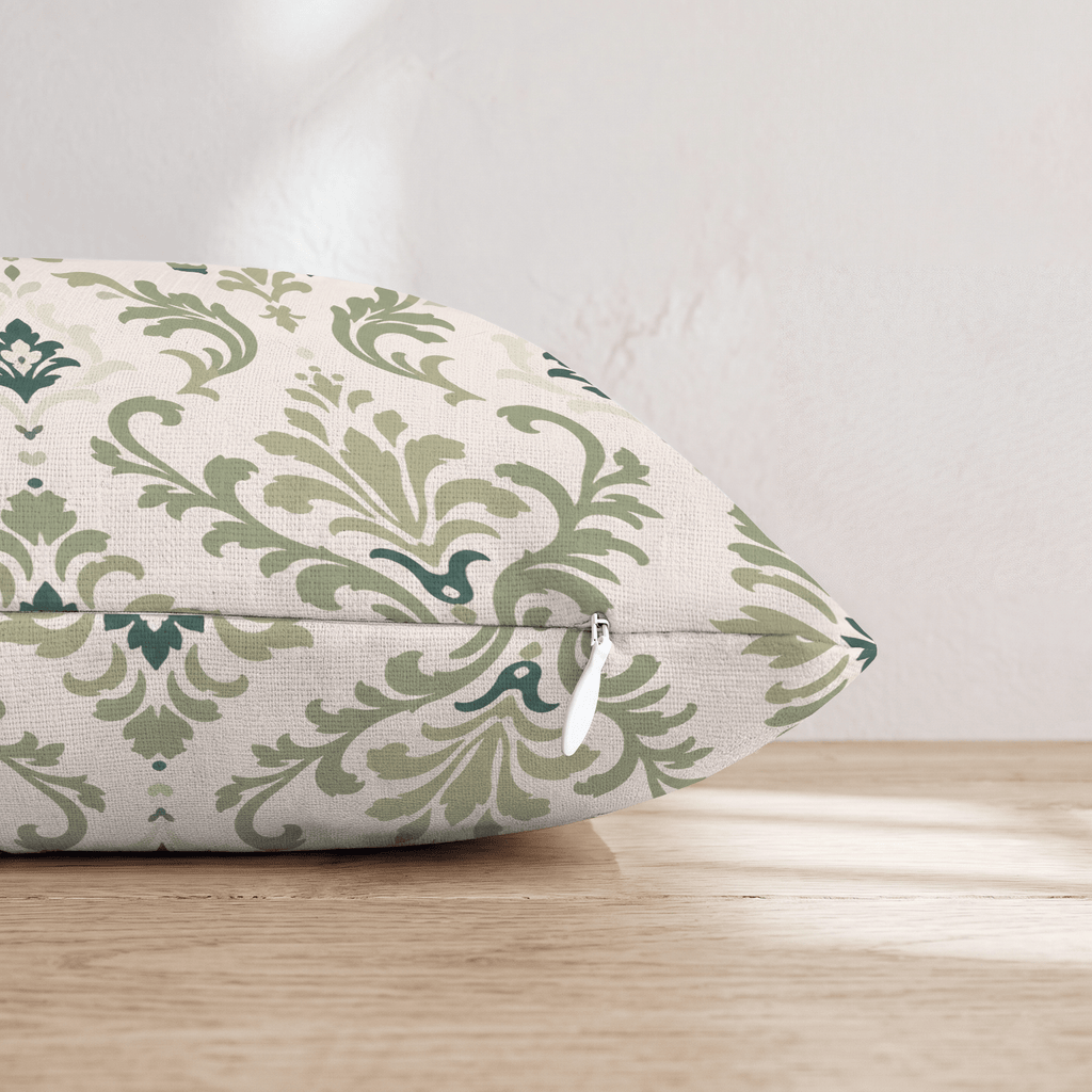 Junebug Damask Throw Pillow - Hillcroft Home