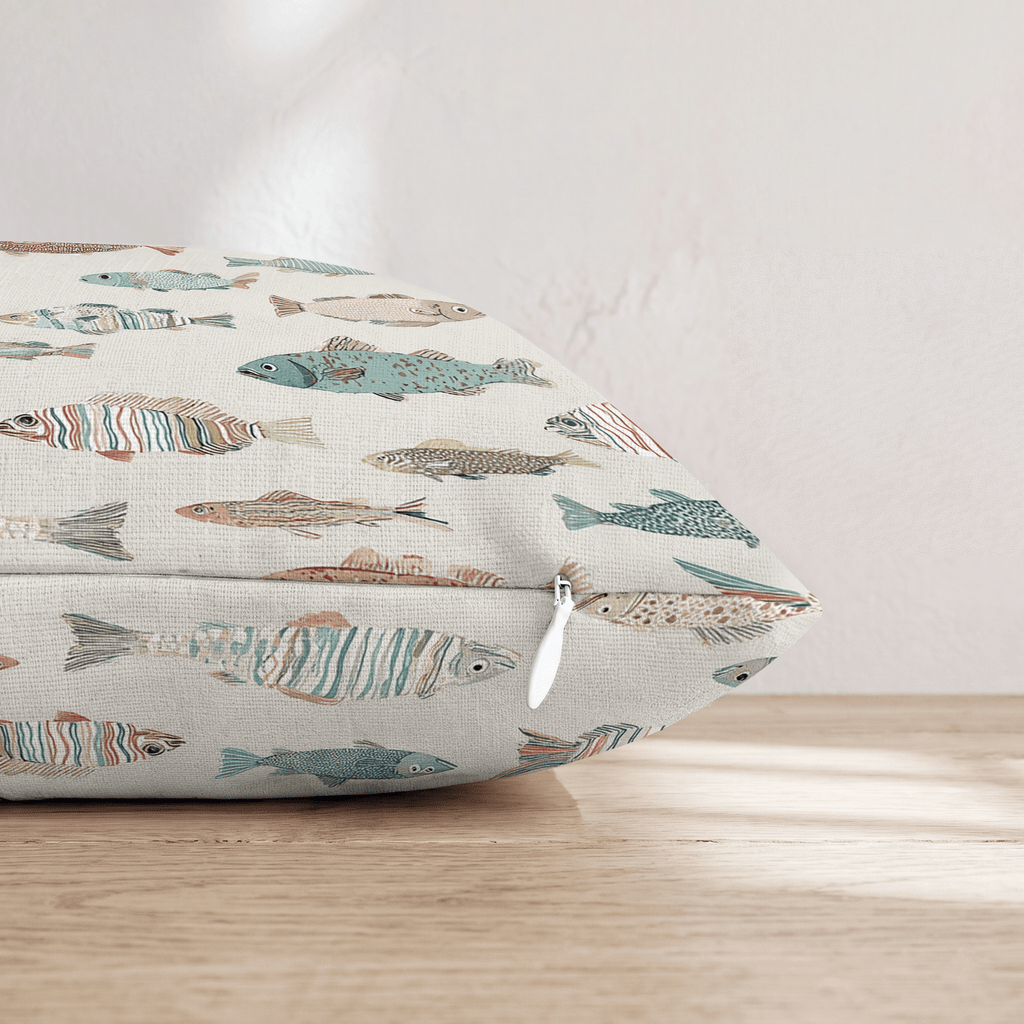 Just Keep Swimming Throw Pillow - Hillcroft Home
