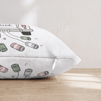 Just Married Throw Pillow - Hillcroft Home