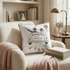 Just Married Throw Pillow - Hillcroft Home