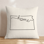 Kansas Home Throw Pillow - Hillcroft Home