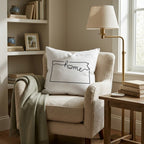 Kansas Home Throw Pillow - Hillcroft Home