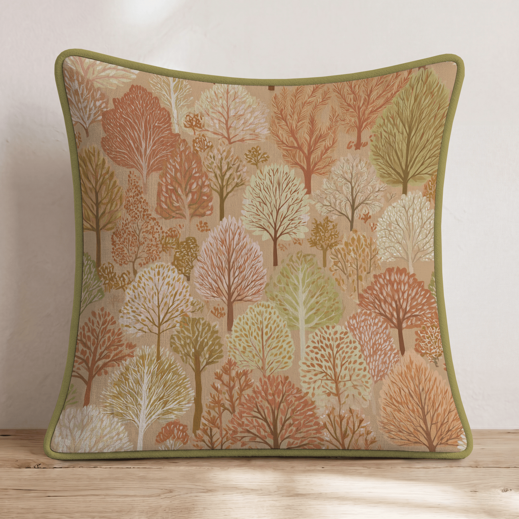 Katie's Trees Throw Pillow - Hillcroft Home