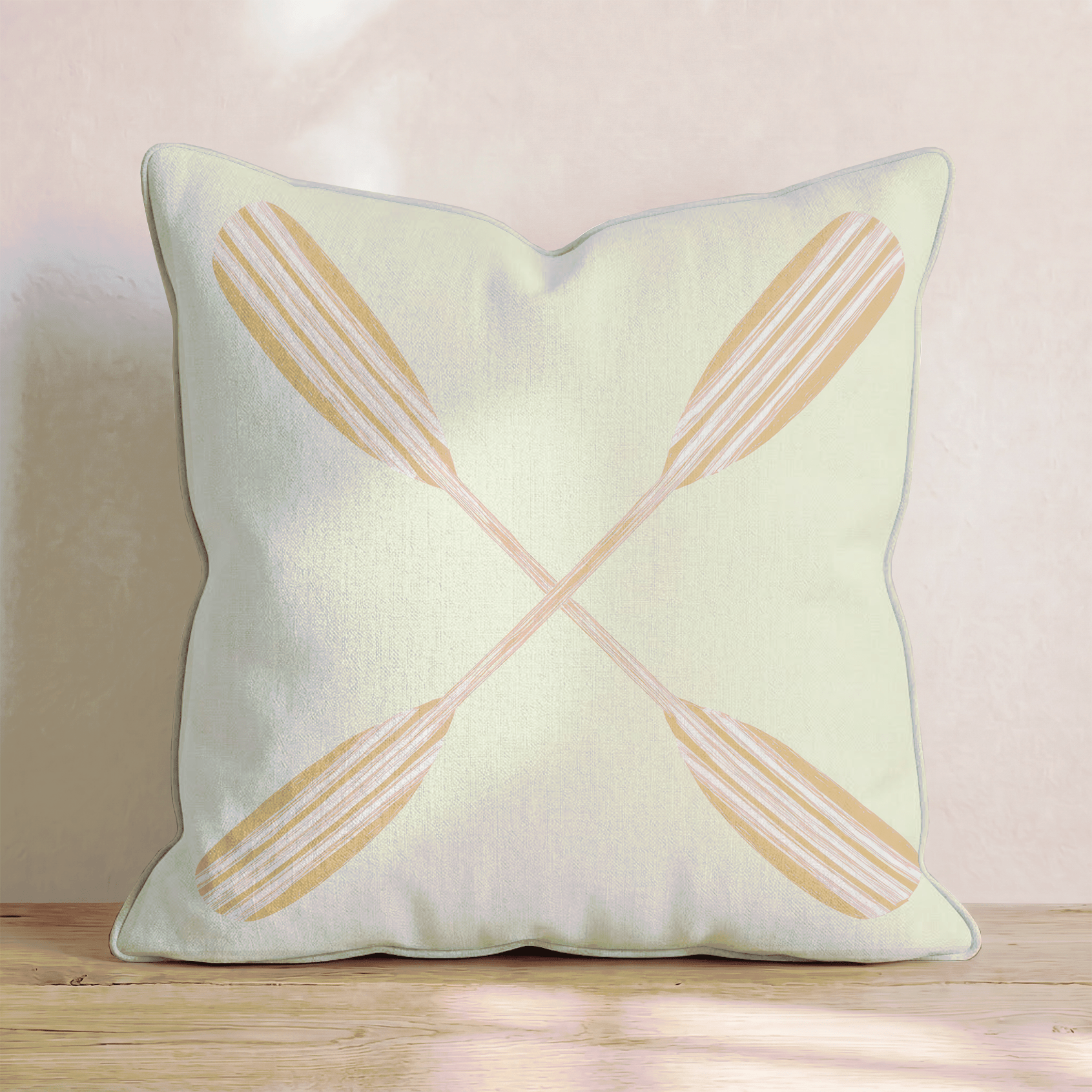 Kayak Paddels Throw Pillow - Hillcroft Home