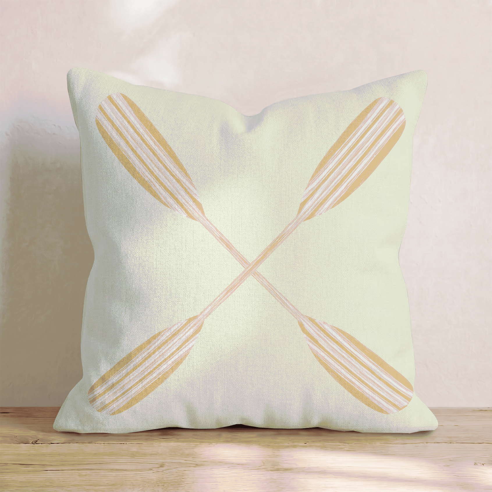 Kayak Paddels Throw Pillow - Hillcroft Home