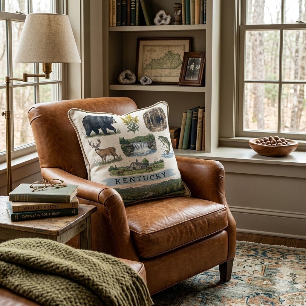 Kentucky Gallery Throw Pillow - Hillcroft Home