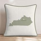 Kentucky State Capitalc Throw Pillow - Hillcroft Home