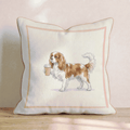 King Charles Spaniel Coffee Throw Pillow - Hillcroft Home
