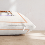 King Charles Spaniel Coffee Throw Pillow - Hillcroft Home
