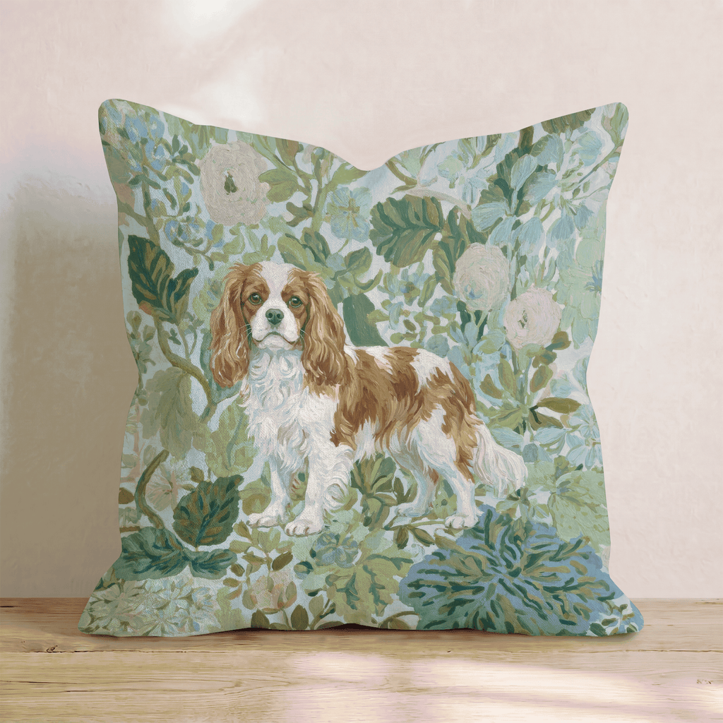 King Charles Spaniel Power Throw Pillow - Hillcroft Home