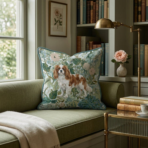 King Charles Spaniel Power Throw Pillow - Hillcroft Home