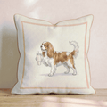 King Charles Spaniel Tumbler Throw Pillow - Hillcroft Home
