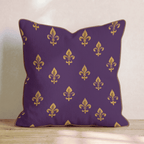 King of Mardi Throw Pillow - Hillcroft Home