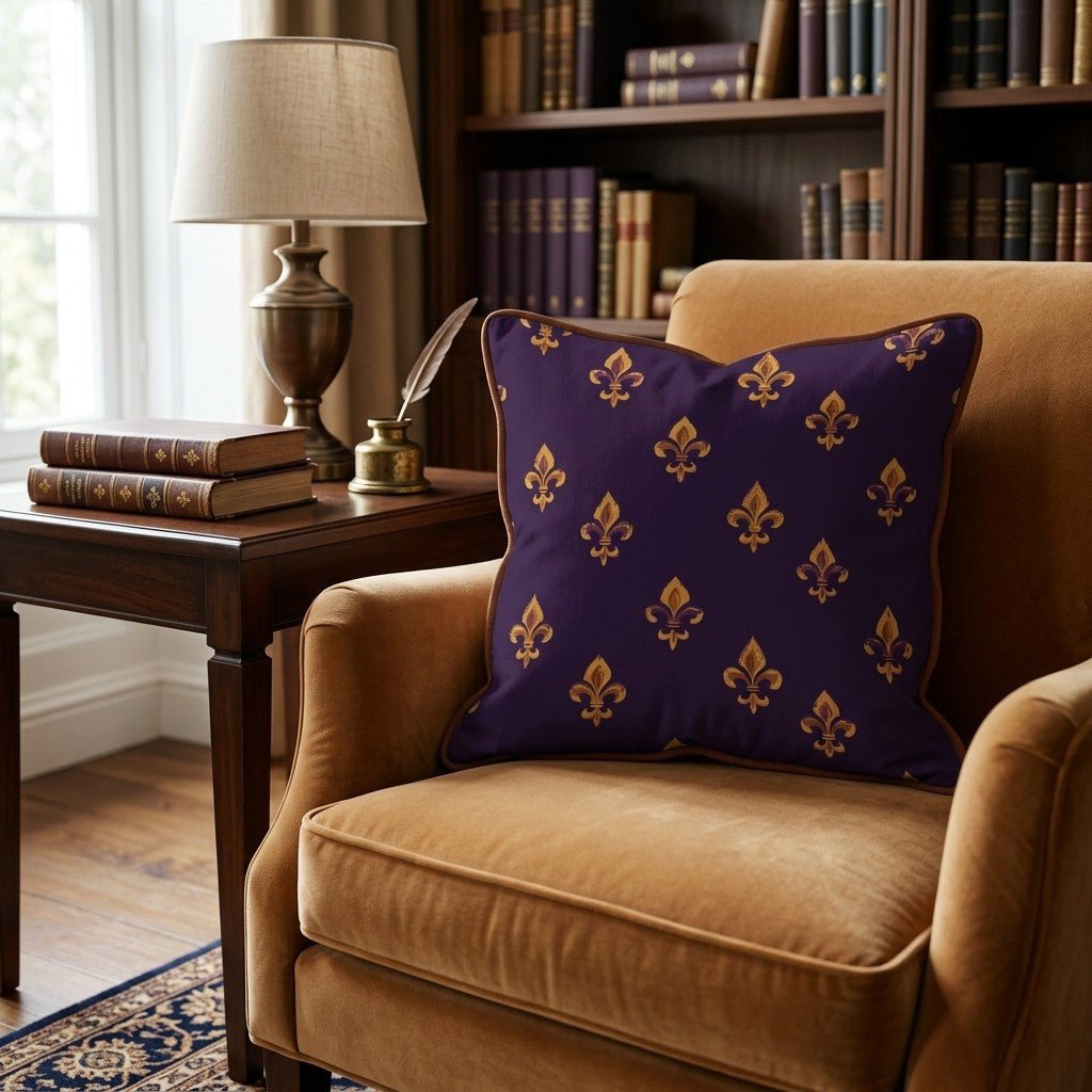 King of Mardi Throw Pillow - Hillcroft Home