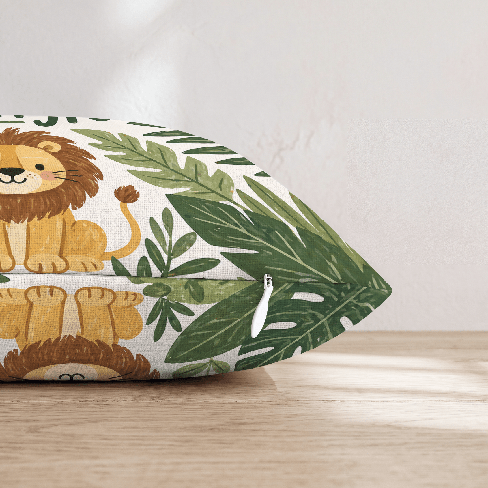King of the Jungle Throw Pillow - Hillcroft Home