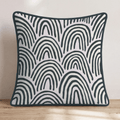 Kormac Waves Throw Pillow - Hillcroft Home