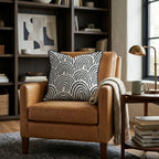 Kormac Waves Throw Pillow - Hillcroft Home
