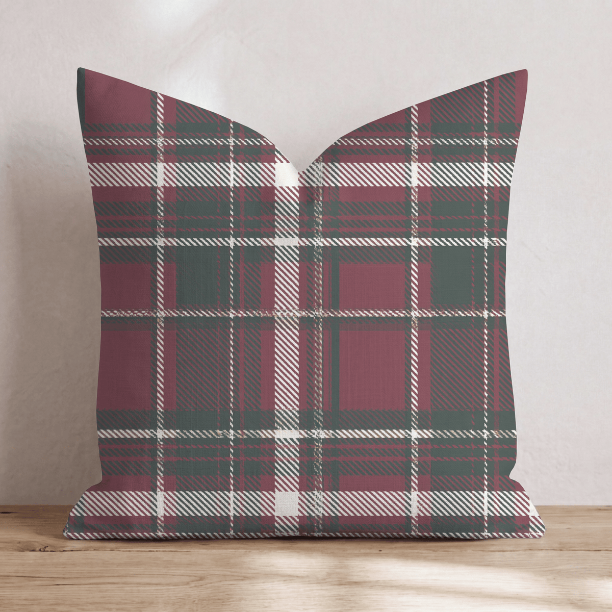 Kringle Tartan Throw Pillow throw pillow - Hillcroft Home