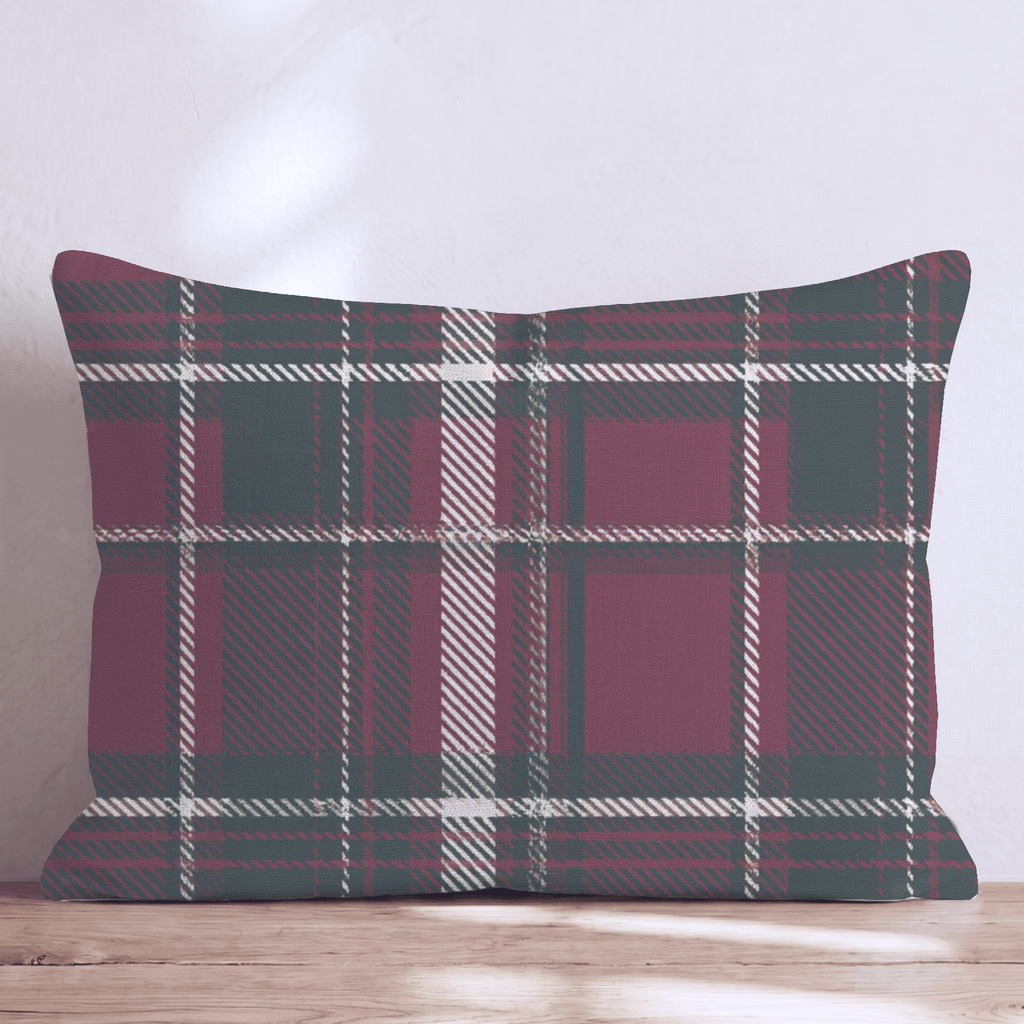 Kringle Tartan Throw Pillow throw pillow - Hillcroft Home