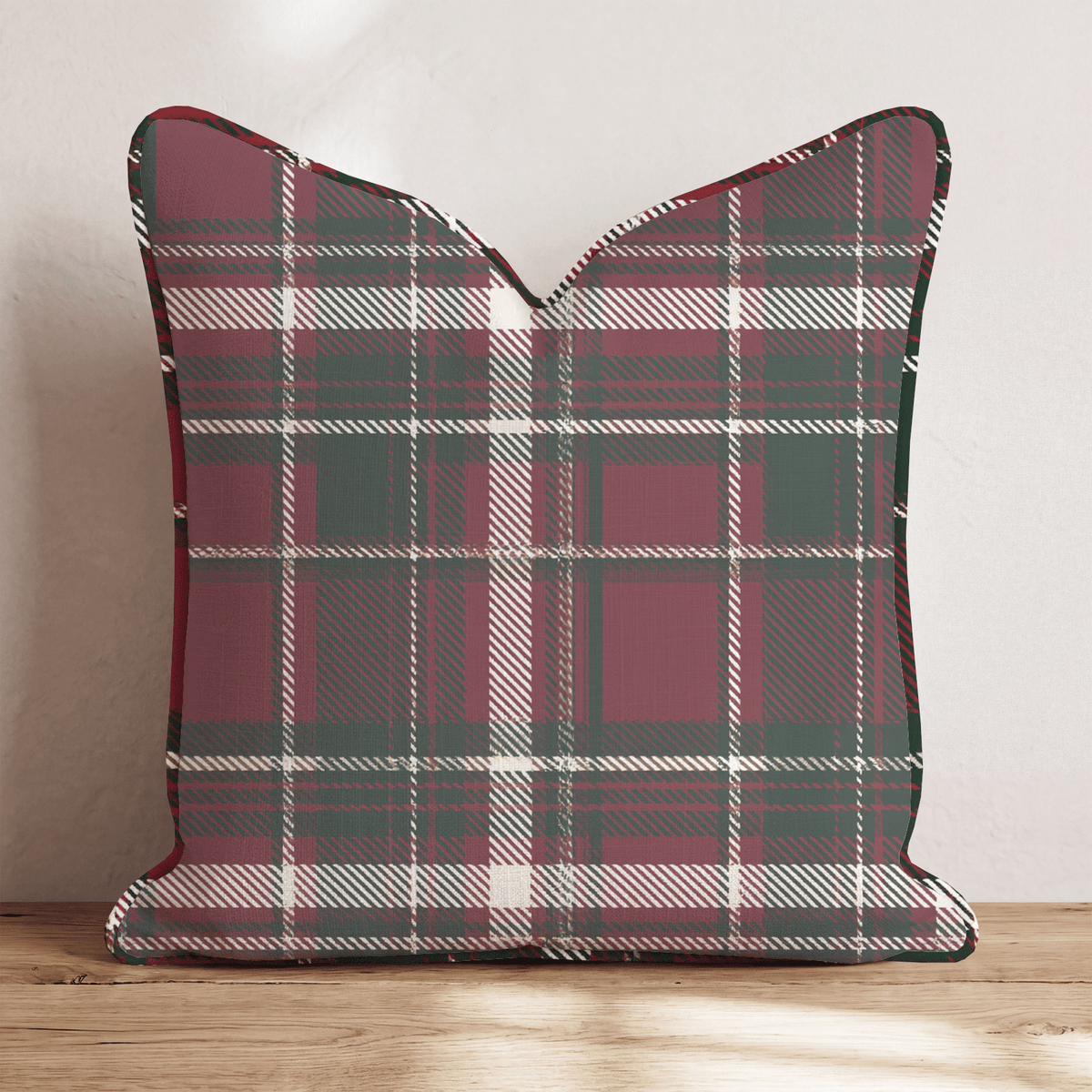 Kringle Tartan Throw Pillow throw pillow - Hillcroft Home