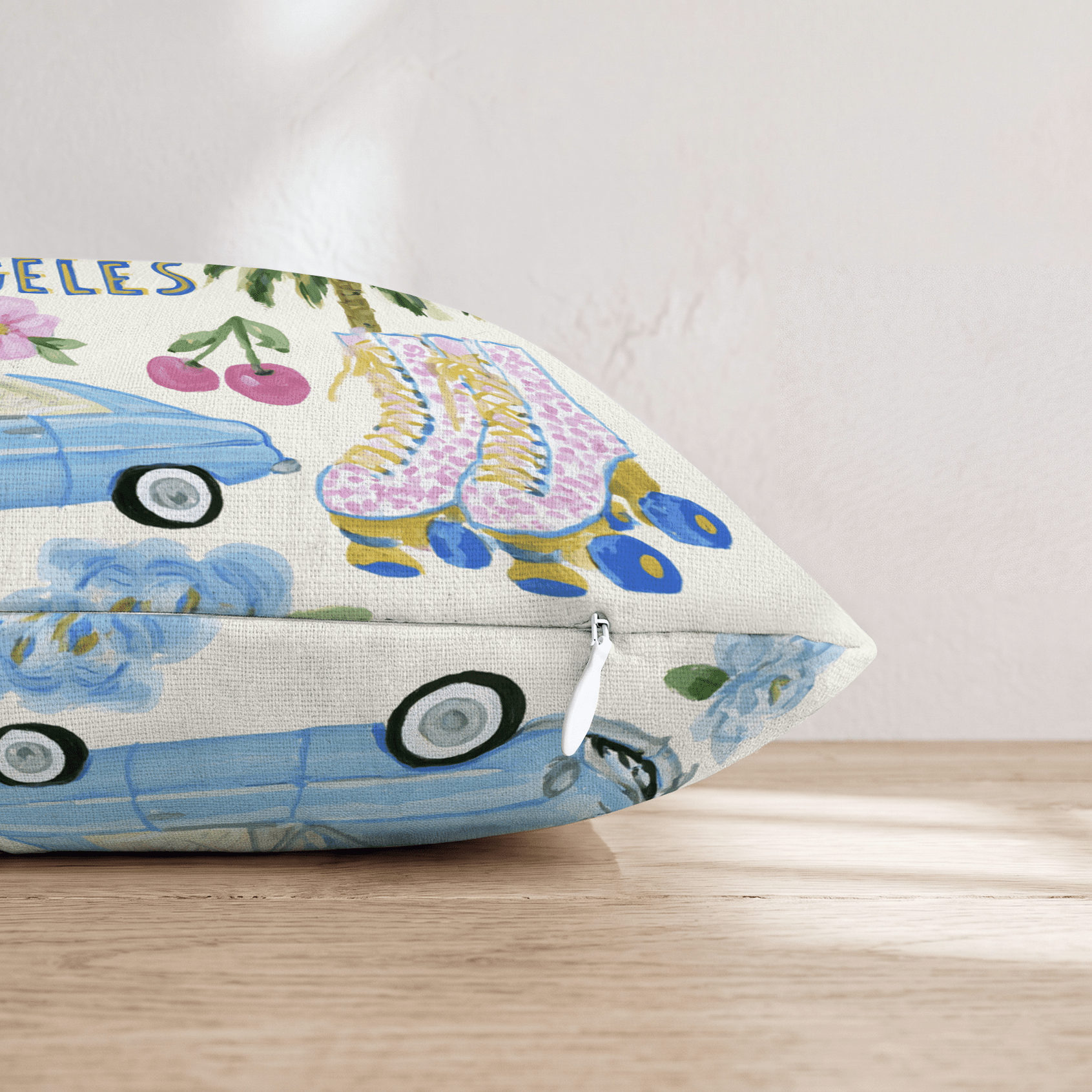 LA Collage Throw Pillow - Hillcroft Home