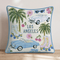 LA Collage Throw Pillow - Hillcroft Home