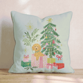 Labradoodle Gift Surprise Throw Pillow - Hillcroft Home