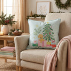 Labradoodle Gift Surprise Throw Pillow throw pillow - Hillcroft Home