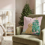Labradoodle Nook Throw Pillow - Hillcroft Home