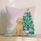 Labradoodle Nook Throw Pillow - Hillcroft Home