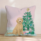 Labradoodle Nook Throw Pillow - Hillcroft Home