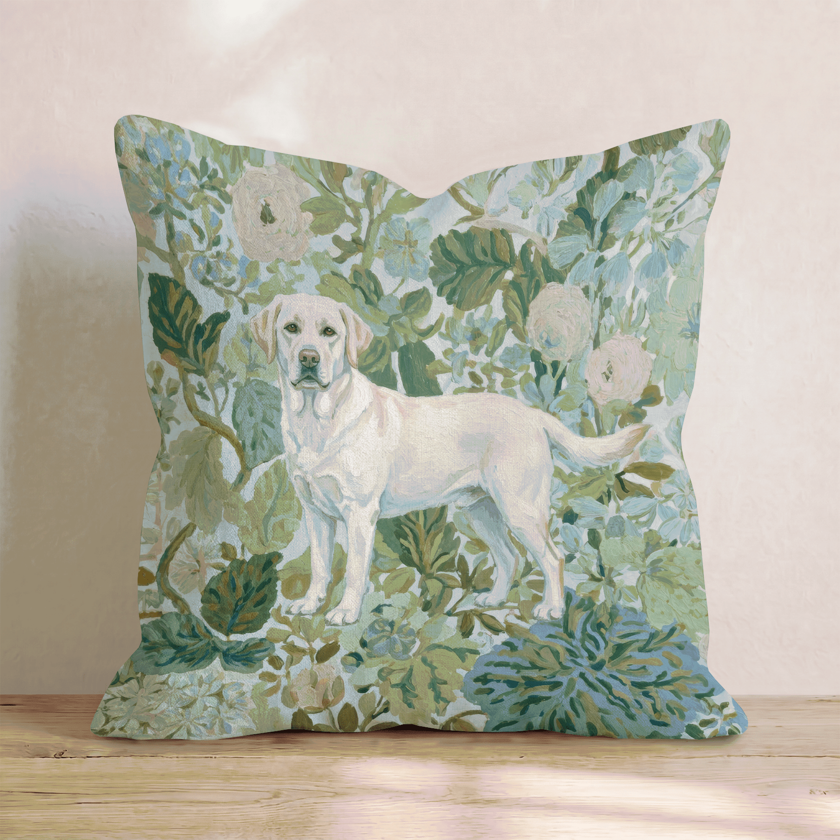 Labrador Power Throw Pillow - Hillcroft Home