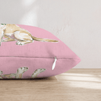 Labrador Retriever Berry Wreath Throw Pillow - Hillcroft Home