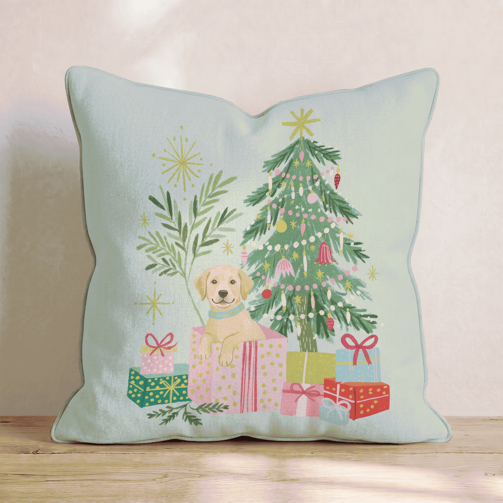 Labrador Retriever Gift Surprise Throw Pillow - Hillcroft Home