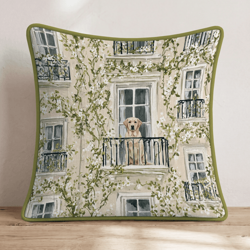 Labrador Retriever Lookout Throw Pillow - Hillcroft Home