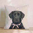 Labrador Retriever Portrait Throw Pillow - Hillcroft Home