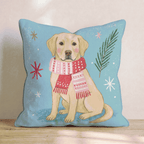 Labrador Retriever Scarf Throw Pillow - Hillcroft Home