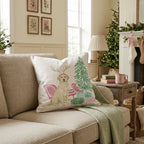 Labrador Retriever Sleigh Ride Throw Pillow - Hillcroft Home
