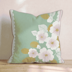 Lace Bouquet Throw Pillow - Hillcroft Home