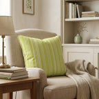 Laced Stripes Throw Pillow - Hillcroft Home