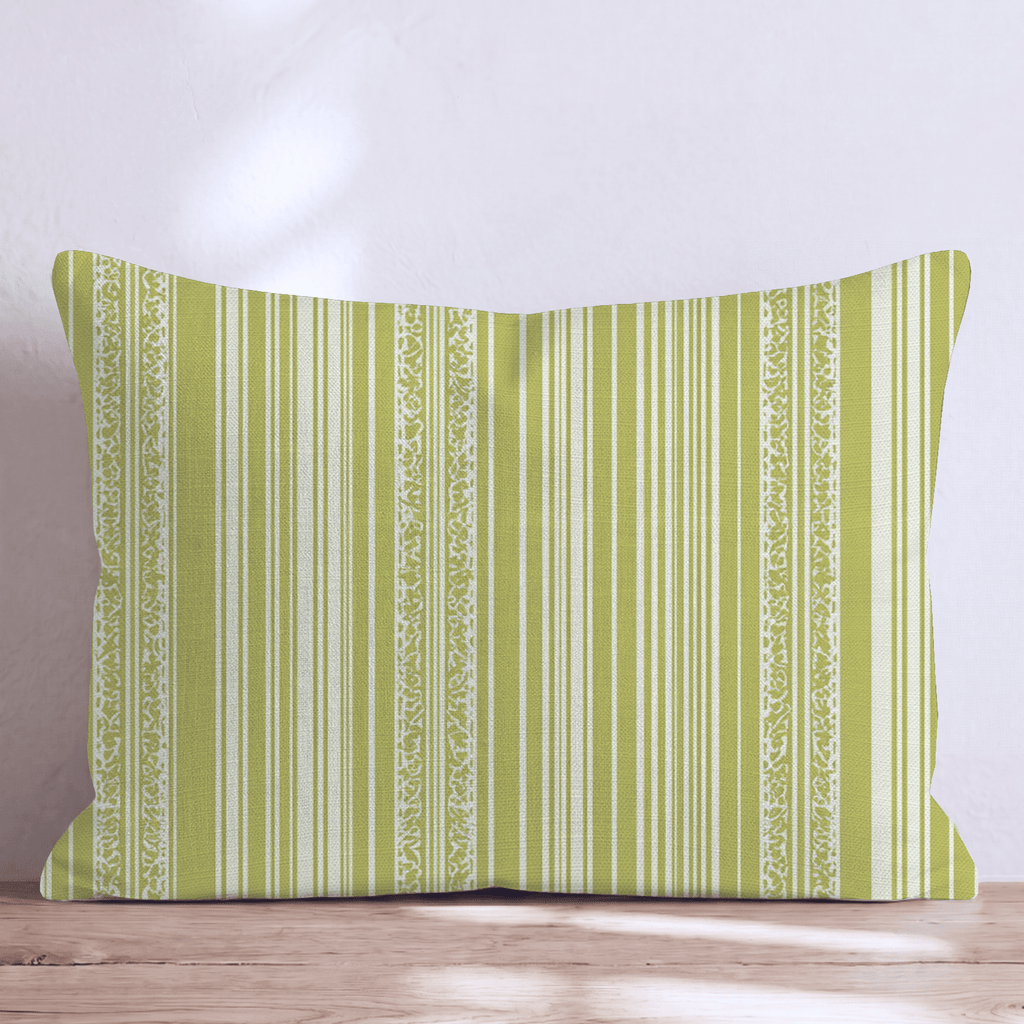 Laced Stripes Throw Pillow - Hillcroft Home