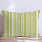 Laced Stripes Throw Pillow - Hillcroft Home