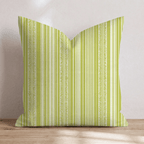 Laced Stripes Throw Pillow - Hillcroft Home