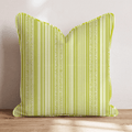 Laced Stripes Throw Pillow - Hillcroft Home