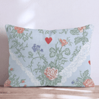 Lacey Hearts Throw Pillow - Hillcroft Home