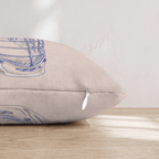Lacrosse Helmet Throw Pillow - Hillcroft Home
