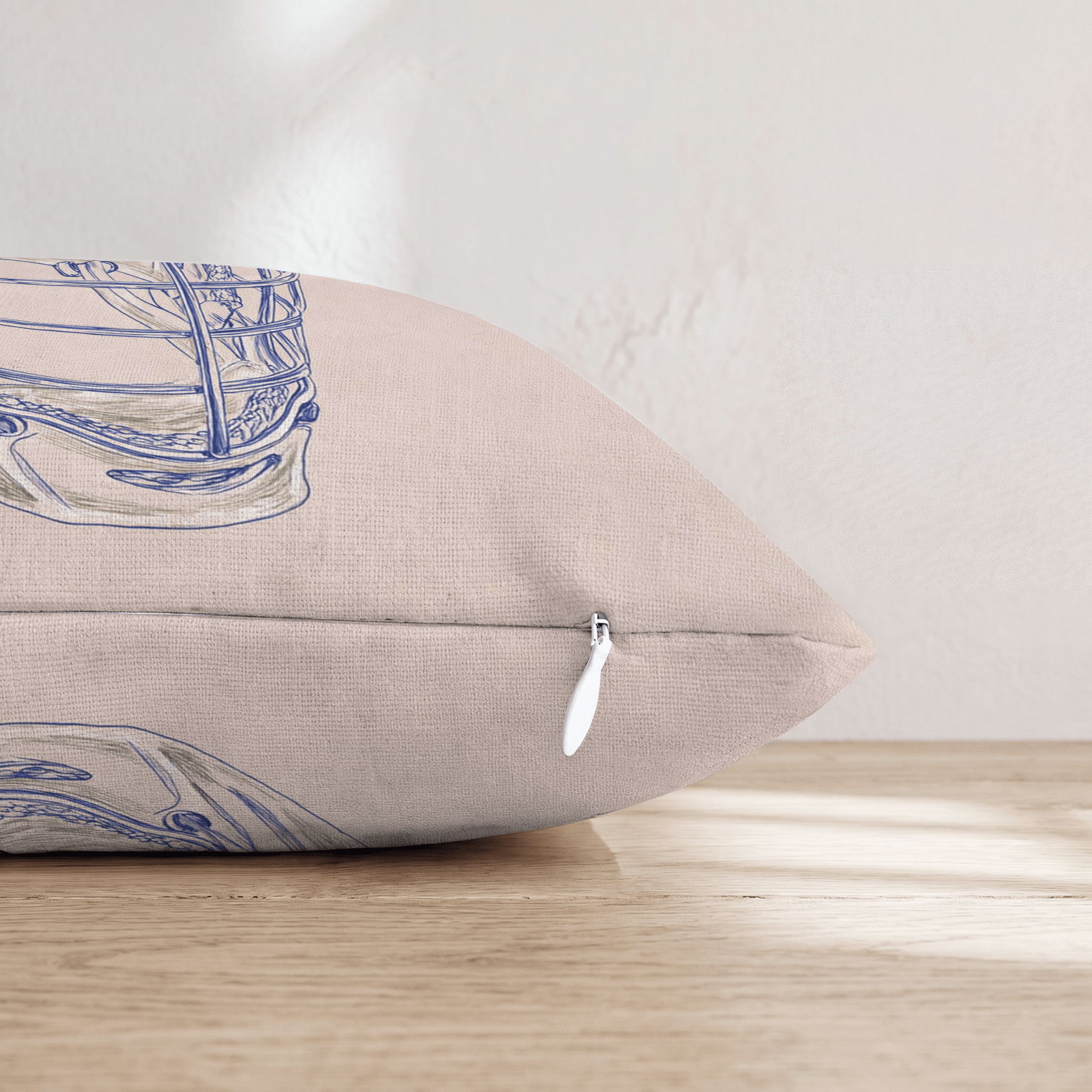 Lacrosse Helmet Throw Pillow - Hillcroft Home